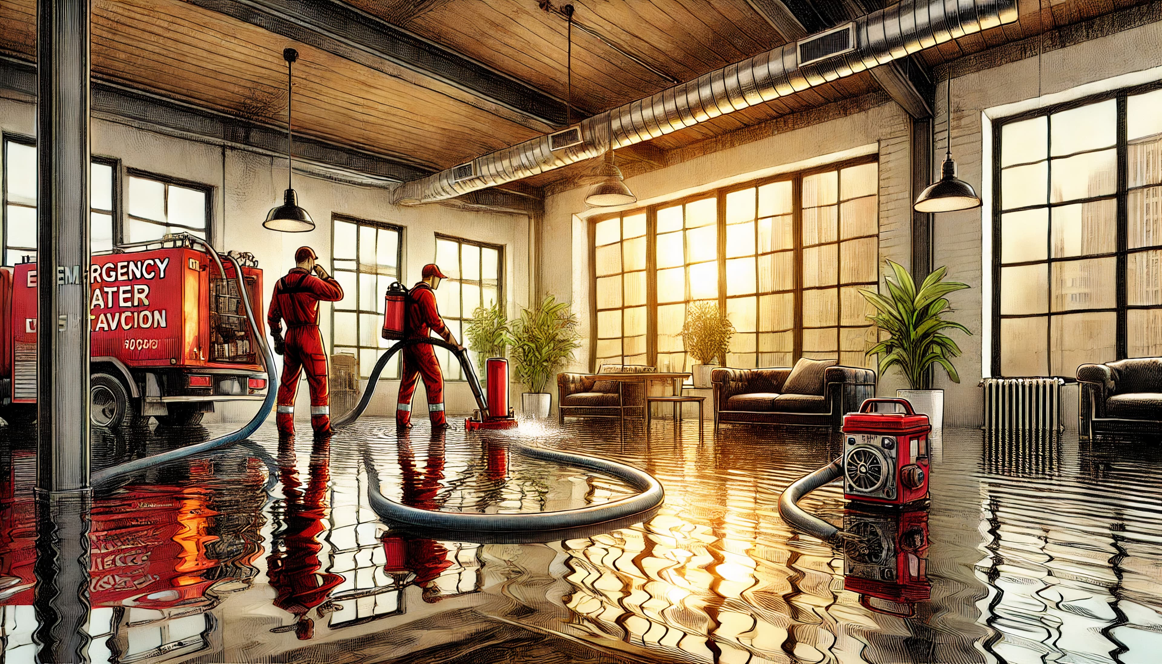 Flood Restoration services in Vancouver - Professional water damage restoration