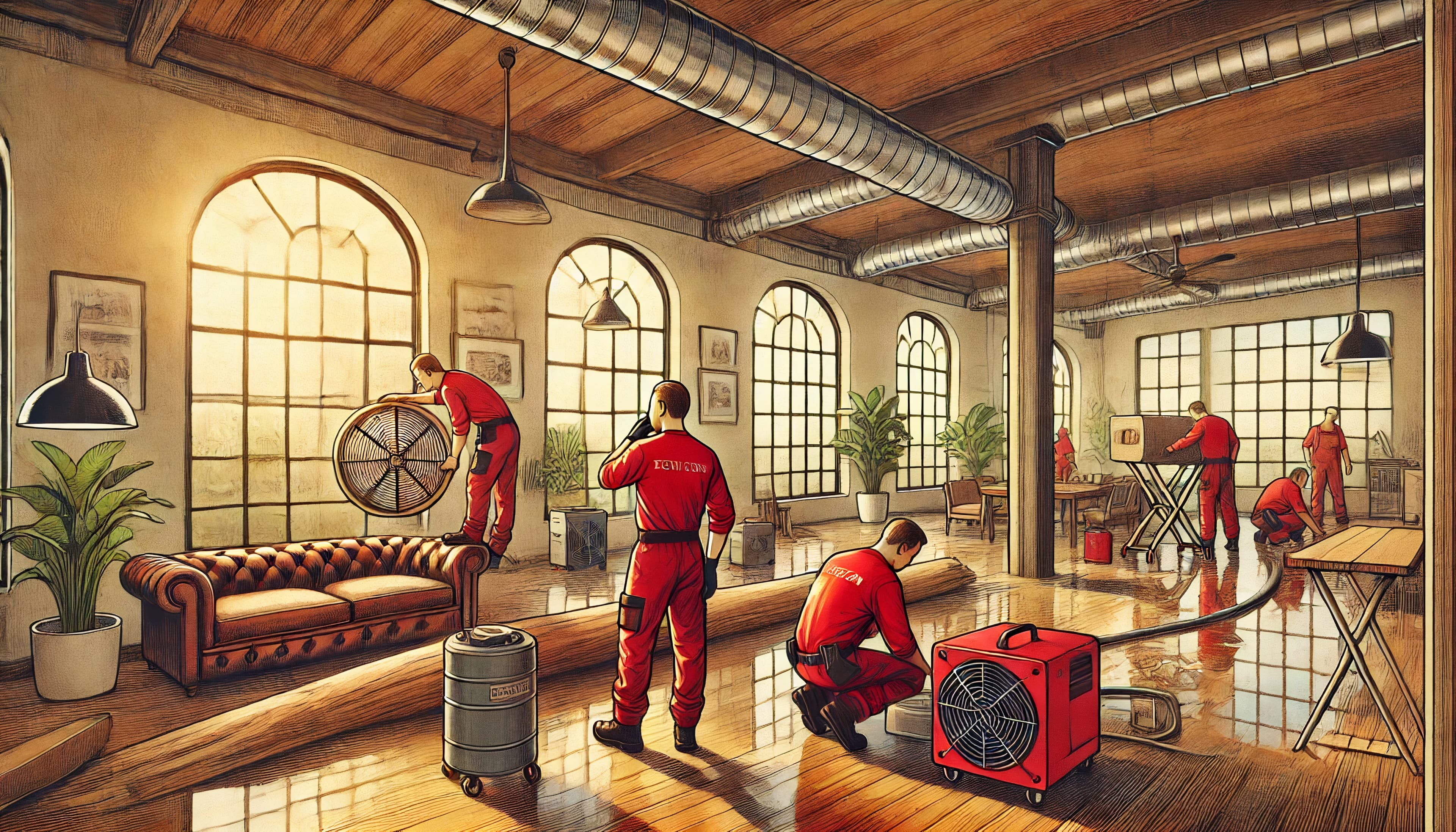 Water Extraction services in Vancouver - Professional water damage restoration